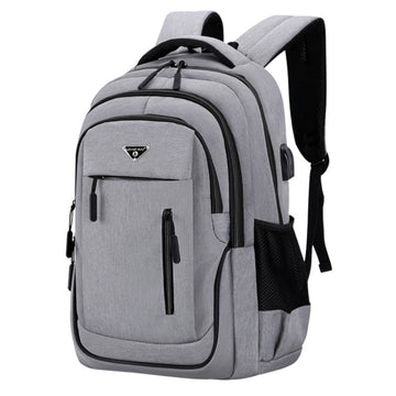 Kylethomasw  15.6 Inch /17.3 Inch Laptop Backpack For Men Women Computer School Travel Business Bags With USB Earphone Charging Port Day Pack